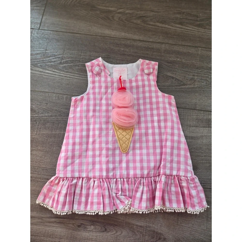 Mud pie baby girl dress‎ 0-3 mos